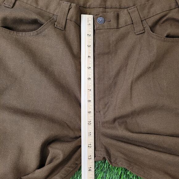 Vintage 70s LEVIS Sta-Prest Wide Leg Pants 36x28 USA Polyester Talon Zipper - Picture 11 of 16